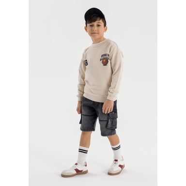 Minoti - Cargo-Shorts für Jungen (Schwarz)