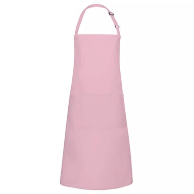 Karlowsky - Latzschürze "Basic", Tasche (Rosa)