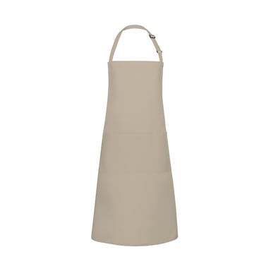 Karlowsky - Latzschürze, Tasche (Sand)