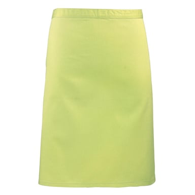 Premier - Herren/Damen Unisex Taillenschürze "Colours Collection" (Limone)