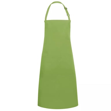 Karlowsky - Latzschürze "Basic", Tasche (Limone)
