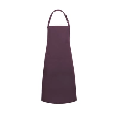 Karlowsky - Latzschürze "Basic" (Aubergine)