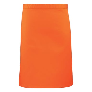 Premier - Herren/Damen Unisex Taillenschürze "Colours Collection" (Orange)