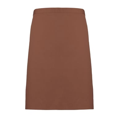 Premier - Herren/Damen Unisex Taillenschürze "Colours Collection" (Mokka)