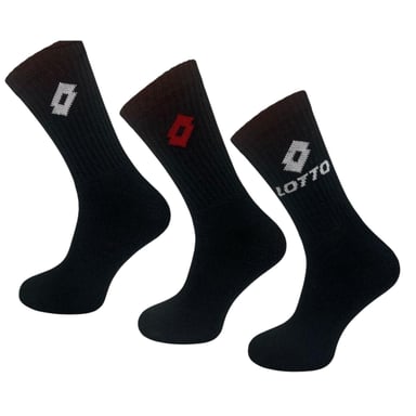 Lotto - Socken für Herren(3er-Pack) (Schwarz)