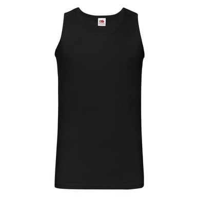 Fruit of the Loom - "Valueweight Athletic" Ärmelloses Oberteil für Herren/Damen Unisex (Schwarz)
