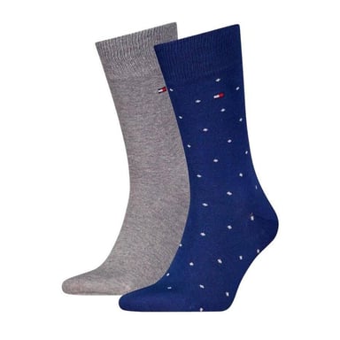 Tommy Hilfiger - Socken für Herren (2er-Pack) (Grau/Marine)