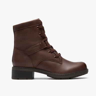 Hearth Parker Brown Leather Stiefel