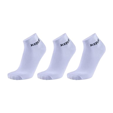 Replay - "Banderole" Socken für Herren/Damen Unisex, Niedrig geschnitten (3er-Pack) (Weiß/Schwarz)