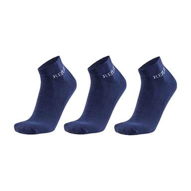 Replay - "Banderole" Socken für Herren/Damen Unisex, Niedrig geschnitten (3er-Pack) (Dunkelblau/Grau)