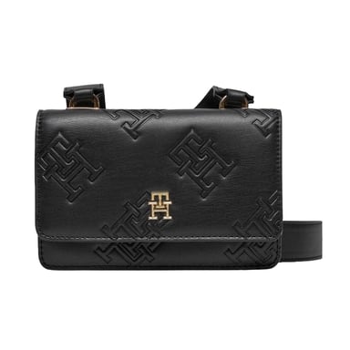 Tommy Hilfiger - Handtasche für Damen , Polyurethan (Schwarz)