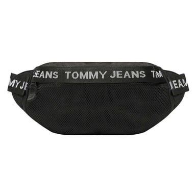 Tommy Hilfiger - Gürteltasche, Mesh-Einsatz (Schwarz)