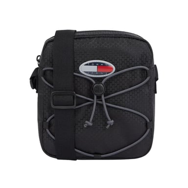 Tommy Hilfiger - Umhängetasche für Herren , Logo (Schwarz)