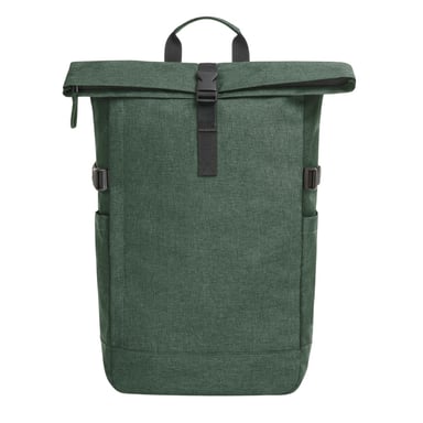 Halfar - "Circle" Rucksack, Recyceltes Polyester (Grün meliert)