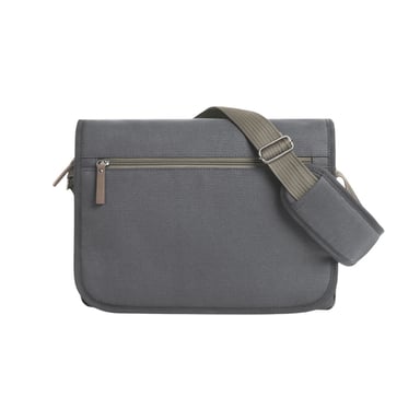 Halfar - "Country" Schultertasche, Velours (Anthrazit)
