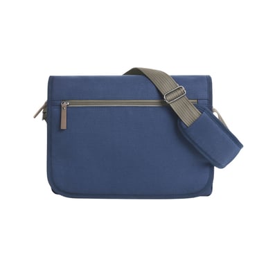 Halfar - "Country" Schultertasche, Velours (Marine)