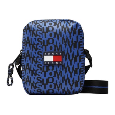 Tommy Hilfiger - Umhängetasche, Monogramm, Rundum bedruckt (Blau)