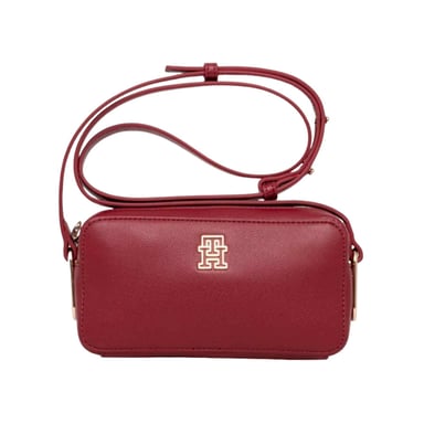 Tommy Hilfiger - "Timeless" Handtasche für Damen , Logo (Burgunderrot)