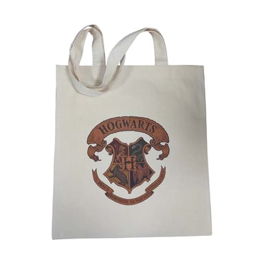 Harry Potter - Tragetasche, Hogwarts Wappen (Beige)