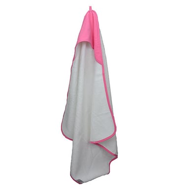 ARTG - "Print-Me" Handtuch mit Kapuze für Baby (Weiß/Pink)