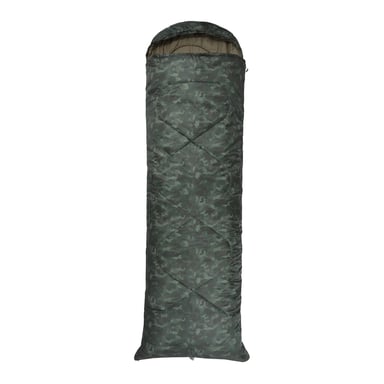 Mountain Warehouse - "Apex" Tarnmuster Schlafsack, Quadratisch, Zwischensaison (Dunkel-Khaki)