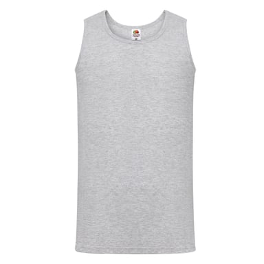 Fruit of the Loom - "Valueweight" Ärmelloses Oberteil für Herren/Damen Unisex - Athletisch (Grau meliert)