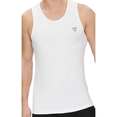 Guess - Ärmelloses Oberteil für Herren, Breit Gurte (Weiß)