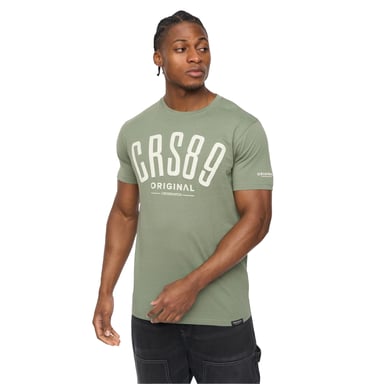 Crosshatch - "Hallfell" T-Shirt für Herren (Oliv)