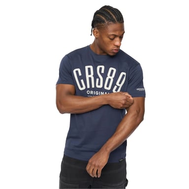 Crosshatch - "Hallfell" T-Shirt für Herren (Marine)