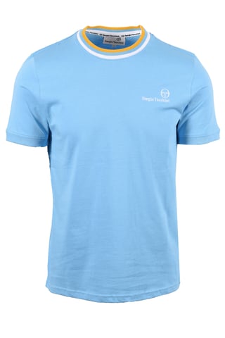 SERGIO TACCHINI RAINER FC T-SHIRT BALTIC SEA/WHITE/OLD GOLD
