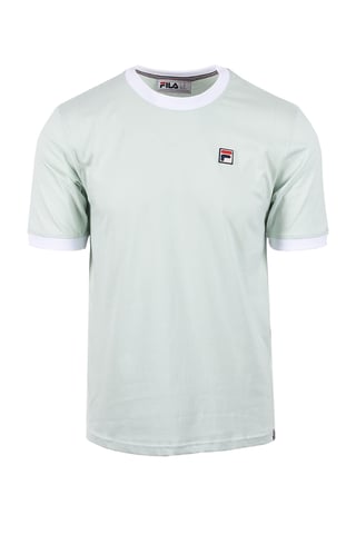 FILA MARCONI ESSENTIAL RINGER T-SHIRT SURF SPRAY/WHITE