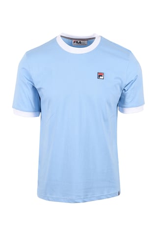 FILA MARCONI ESSENTIAL RINGER T-SHIRT FROZEN FJORD/WHITE