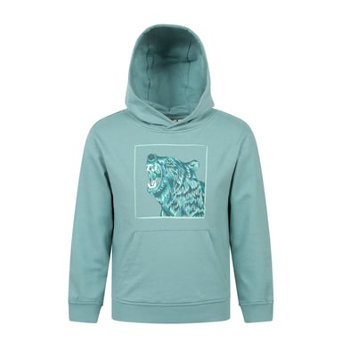 Mountain Warehouse - Kapuzenpullover für Kinder, Leuchtet im Dunkeln (Hellblau)