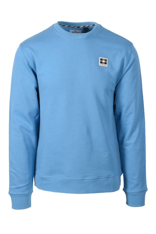 AQUASCUTUM BADGE CREWNECK SWEATSHIRT AVIO