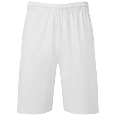 Fruit of the Loom - Shorts für Herren/Damen Unisex (Weiß)