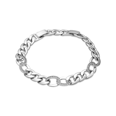 Luxenter Armband mit Silber-Finish und funkelnden Zirkonia – Dunko