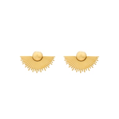 Luxenter Ohrringe mit 18-karätiger Gelbgold-Finish – Hayla