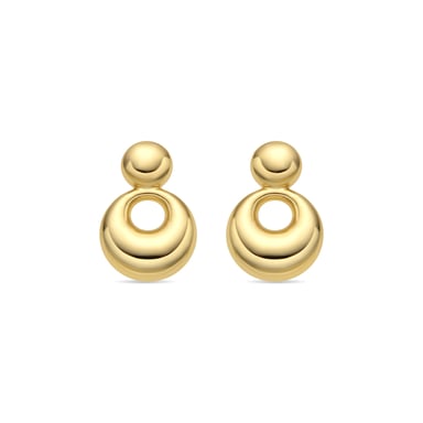 Luxenter Ohrringe mit 18-karätiger Gelbgold-Finish – Sisma