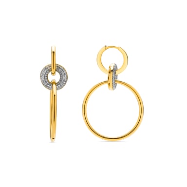 Luxenter Ohrringe aus 925er Sterlingsilber mit Zirkonia, rhodiniert – Wanty
