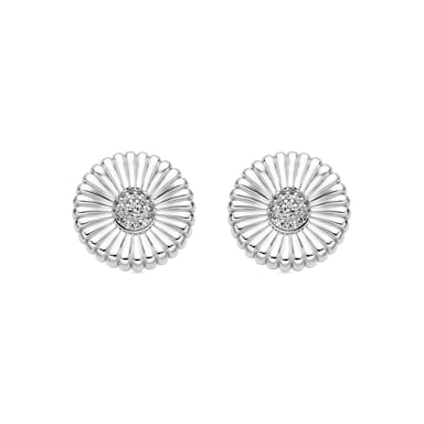 Luxenter Ohrringe aus 925er Sterlingsilber mit Zirkonia, rhodiniert – Olie
