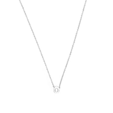 Luxenter Halskette mit Silberfinish – Alphabet