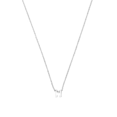 Luxenter Halskette mit Silberfinish – Alphabet