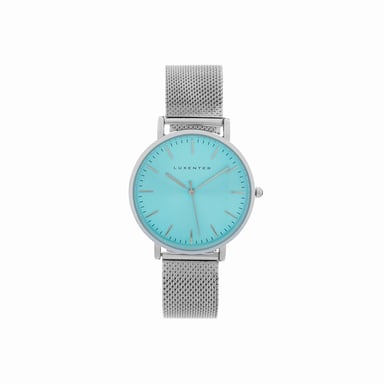 Luxenter Uhr mit Rhodium-Finish – Uzrai