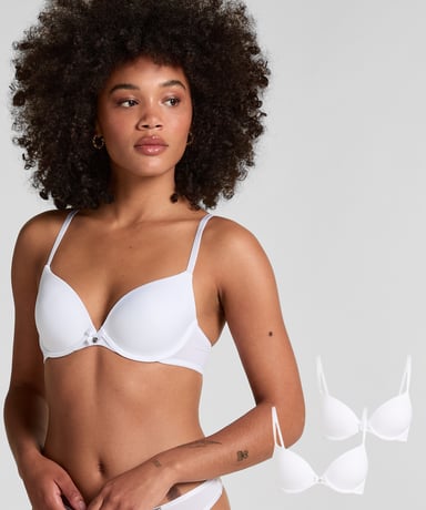 Hunkemöller Lot de 2 Soutiens-gorge à armatures préformés