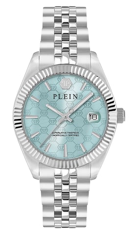 Philipp Plein Date Superlative Silber Damen Armbanduhr PWYFA0726