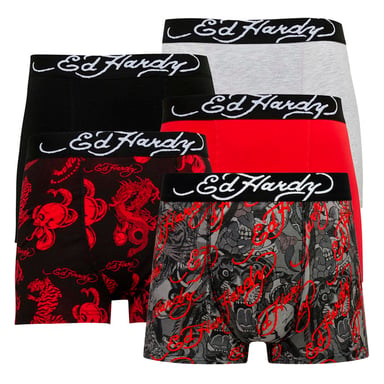 5er-Pack Herren Baumwollreiche Stretch Athieu Boxershorts Weiche Atmungsaktive Unterwäsche