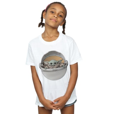 Star Wars - "The Mandalorian The Child" T-Shirt für Mädchen (Weiß)