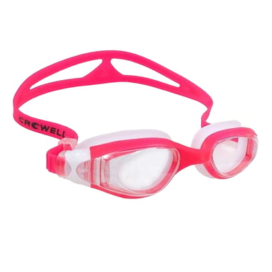 Crowell - "Coral" Schwimmbrille für Kinder (Weiß/Pink)