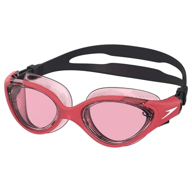 Speedo - "Biofuse 2.0" Schwimmbrille für Damen (Schwarz/Pink)