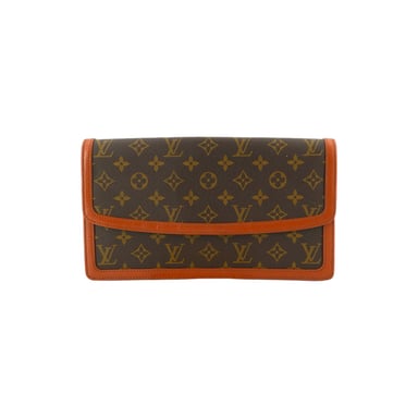 Louis Vuitton Vintage Stoff Clutch Bag Pochette Dame